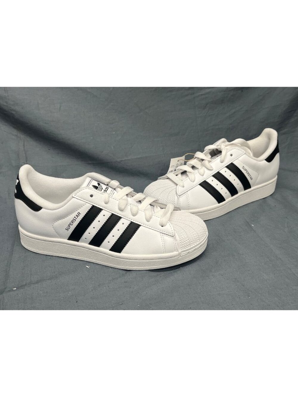 Adidas Superstar II Sneakers White Black JH7032 Women's Size 6 NEW NO BOX!